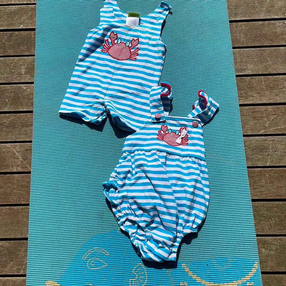 Matching swim covers